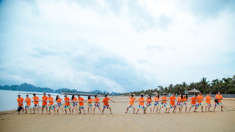 Kéo co là một trò chơi team building quá đỗi quen thuộc