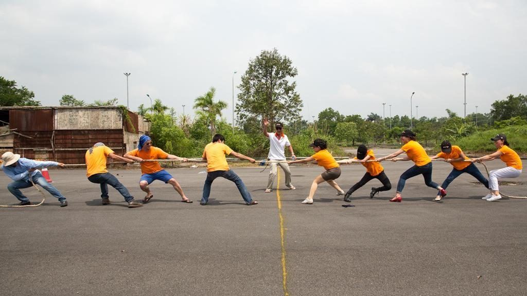 Trò chơi đơn giản nhưng mang sức mạnh đoàn kết rất cao