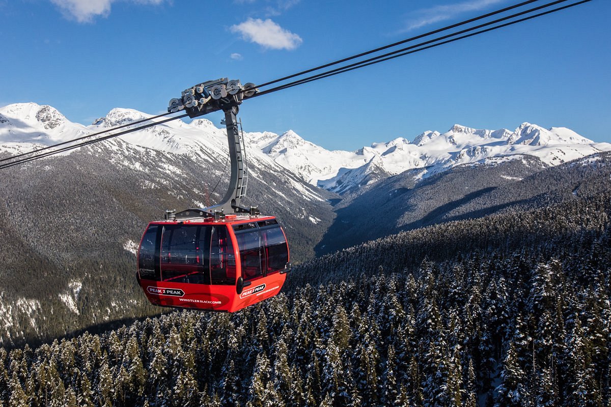 Trải nghiệm đi cáp treo làng Whistler