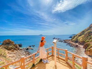 Điểm đến mang thương hiệu của du lịch Quy Nhơn nữa đó là Eo Gió.